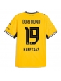 Moške Nogometnih dresov Borussia Dortmund Konstantinos Karetsas #19 Domači 2026-27 Kratki rokavi Moške Nogometnih dresov Borussia Dortmund Konstantinos Karetsas #19 Domači 2026-27 Kratki rokavi